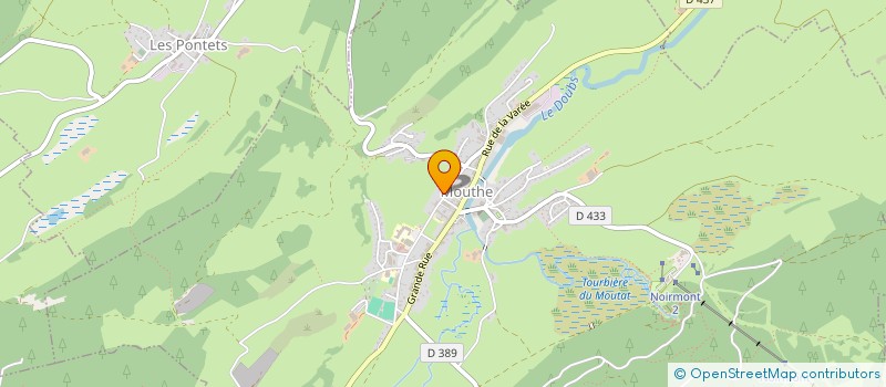 localisation de l'entreprise MADAME BRIGITTE MICHEL  MOUTHE