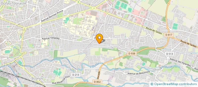 localisation de l'entreprise MADAME BRIGITTE MICHEL  BIZANOS