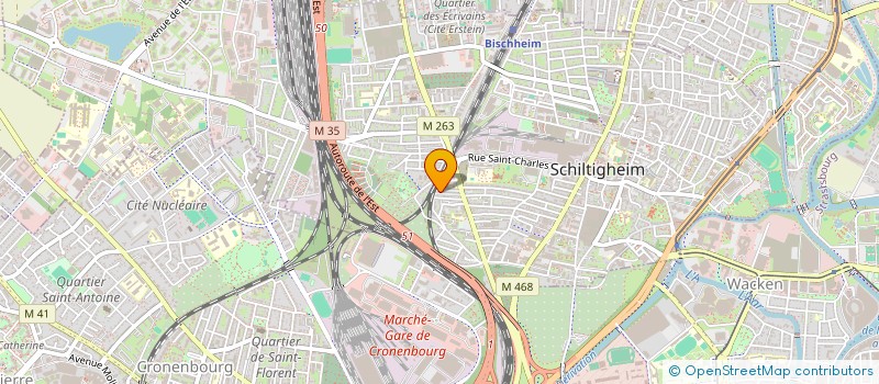 localisation de l'entreprise MADAME BRIGITTE MICHEL  SCHILTIGHEIM