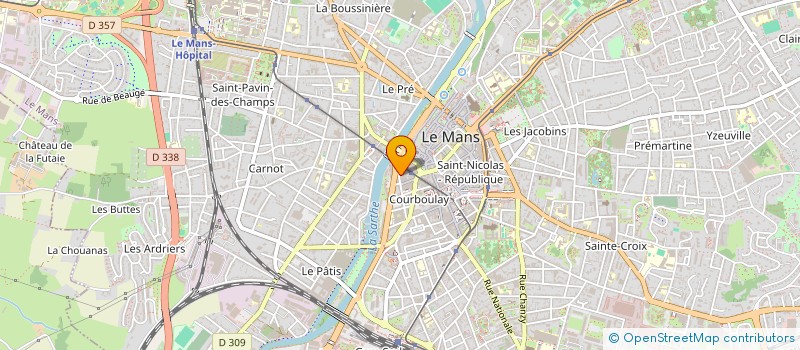 localisation de l'entreprise MADAME BRIGITTE MILCENT à LE MANS