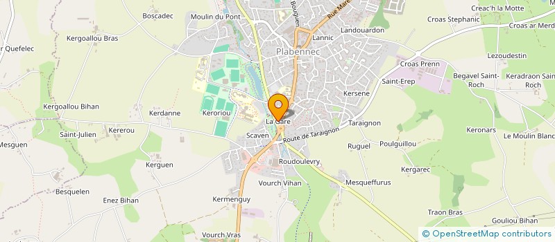 localisation de l'entreprise MADAME BRIGITTE MIRY  MILIZAC-GUIPRONVEL