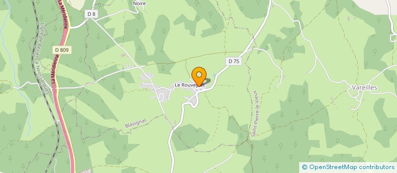 localisation de l'entreprise MADAME BRIGITTE MIZOULE  BLAVIGNAC