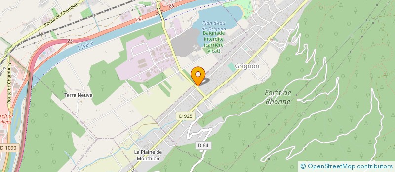 localisation de l'entreprise MADAME BRIGITTE MOCELLIN à ALBERTVILLE