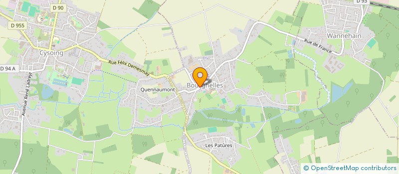 localisation de l'entreprise MADAME BRIGITTE MOERMAN  BOURGHELLES