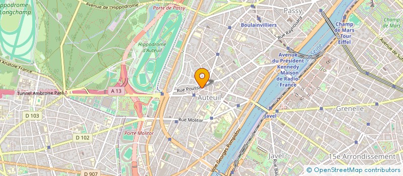 localisation de l'entreprise MADAME BRIGITTE MOKAL  PARIS