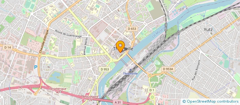 localisation de l'entreprise MADAME BRIGITTE MOMBEL  THIONVILLE