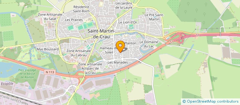 localisation de l'entreprise MADAME BRIGITTE MONNEY à SAINT-MARTIN-DE-CRAU