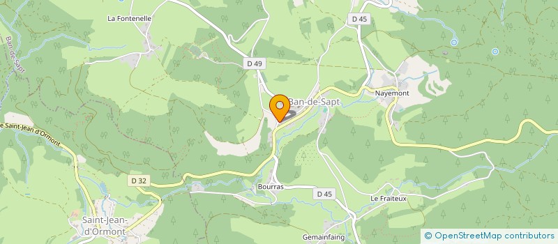 localisation de l'entreprise MADAME BRIGITTE MONTELS  BAN-DE-SAPT