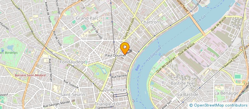 localisation de l'entreprise MADAME BRIGITTE MONTPEZAT à BORDEAUX