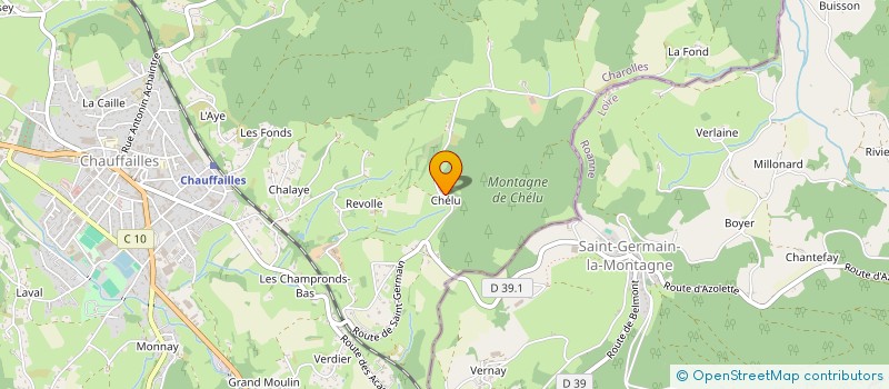 localisation de l'entreprise MADAME BRIGITTE MOREL  CHAUFFAILLES