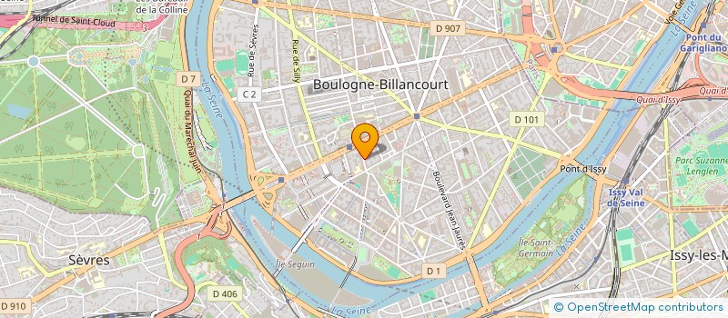 localisation de l'entreprise MADAME BRIGITTE MOREL à BOULOGNE-BILLANCOURT