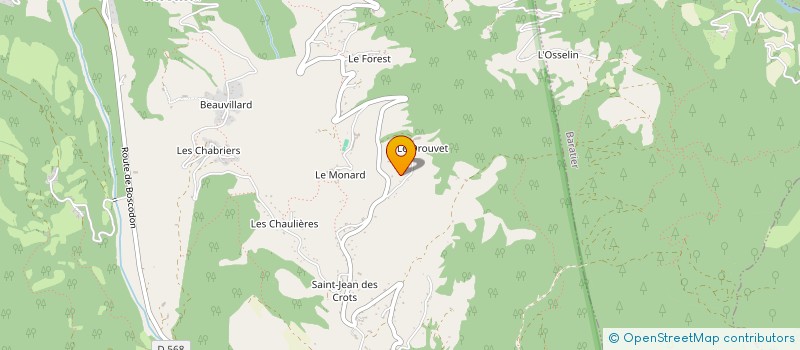 localisation de l'entreprise MADAME BRIGITTE MORTIER  CROTS