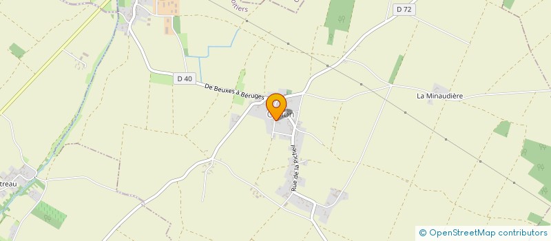 localisation de l'entreprise MADAME BRIGITTE MOUNIER  SAINT-MARTIN-LA-PALLU