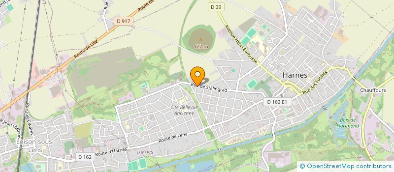 localisation de l'entreprise MADAME BRIGITTE MYKULA  HARNES