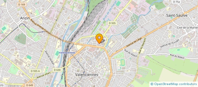 localisation de l'entreprise MADAME BRIGITTE NADALIN à VALENCIENNES