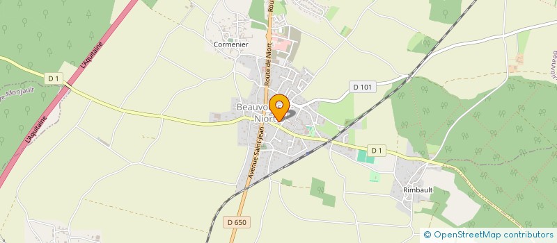 localisation de l'entreprise MADAME BRIGITTE NADEAU à BEAUVOIR SUR NIORT