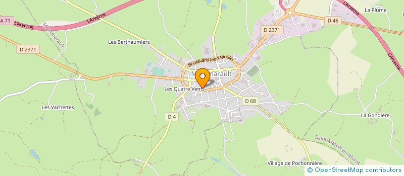localisation de l'entreprise MADAME BRIGITTE NAIM à MONTMARAULT