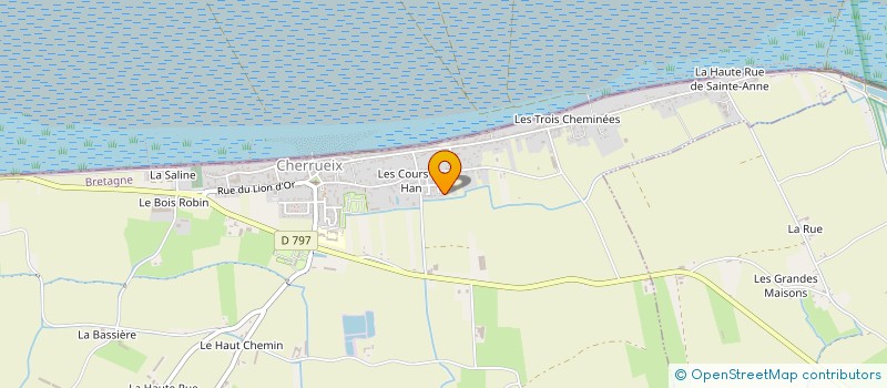 localisation de l'entreprise MADAME BRIGITTE NARDI  CHERRUEIX