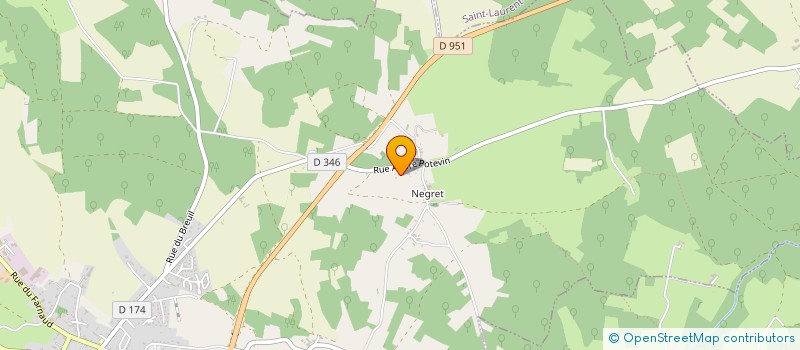 localisation de l'entreprise MADAME BRIGITTE NAUDIN à LUSSAC