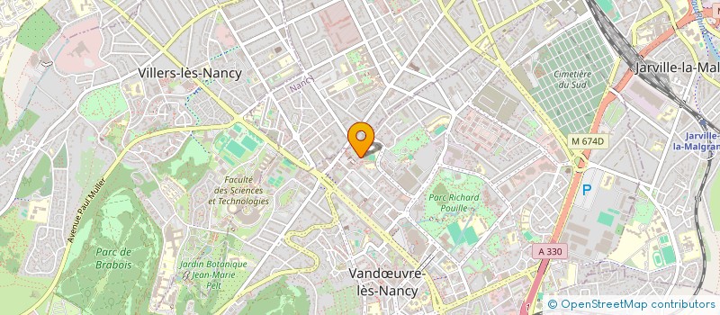 localisation de l'entreprise MADAME BRIGITTE NAVARO  VANDUVRE-LES-NANCY