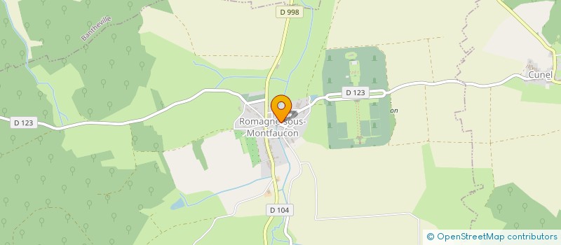 localisation de l'entreprise MADAME BRIGITTE NAVI à ROMAGNE-SOUS-MONTFAUCON