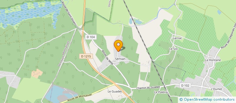 localisation de l'entreprise MADAME BRIGITTE NEYREAUD  QUEYRAC