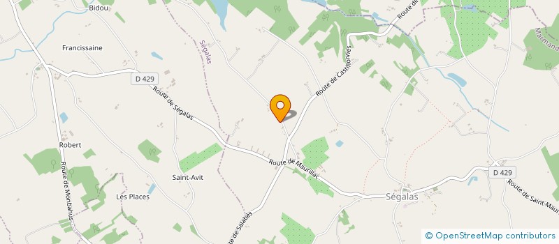 localisation de l'entreprise MADAME BRIGITTE NICOLAS  LAUZUN