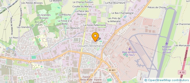 localisation de l'entreprise MADAME BRIGITTE NJIKAM  TOURS