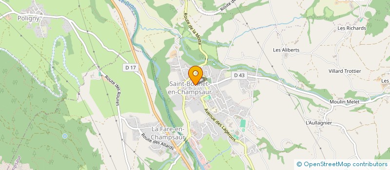 localisation de l'entreprise MADAME BRIGITTE NOAILLE  SAINT-BONNET-EN-CHAMPSAUR