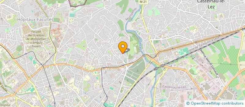 localisation de l'entreprise MADAME BRIGITTE NODON à MONTPELLIER