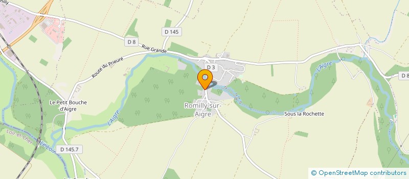 localisation de l'entreprise MADAME BRIGITTE NOELLE MILLERAND à CLOYES-LES-TROIS-RIVIERES