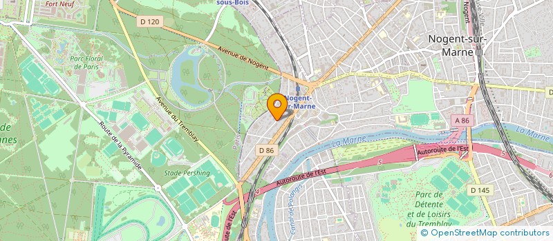 localisation de l'entreprise MADAME BRIGITTE NONIN  NOGENT-SUR-MARNE