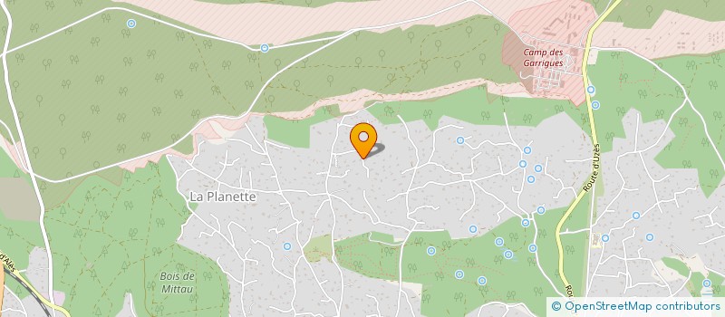 localisation de l'entreprise MADAME BRIGITTE NOUGARET  NIMES