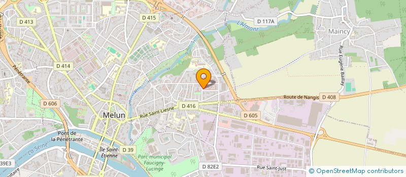 localisation de l'entreprise MADAME BRIGITTE NZAKA  MELUN