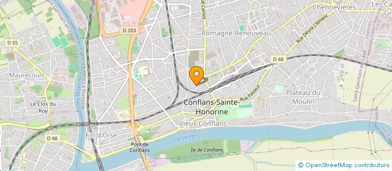 localisation de l'entreprise MADAME BRIGITTE ODET  CONFLANS-SAINTE-HONORINE