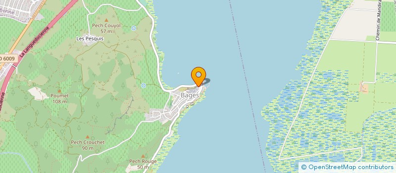 localisation de l'entreprise MADAME BRIGITTE OLIVA  BAGES