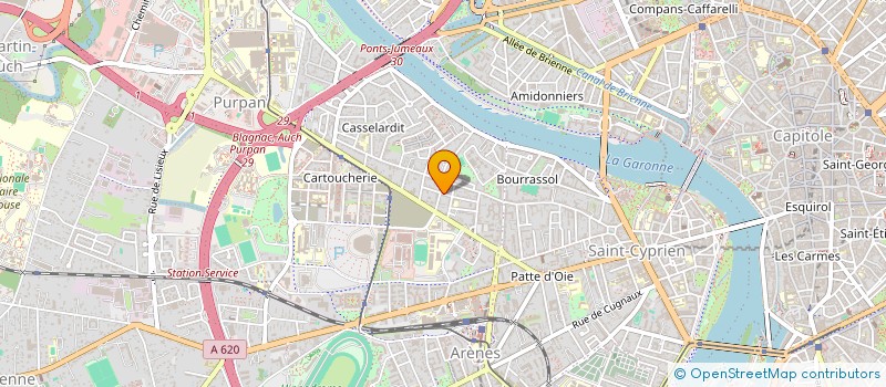 localisation de l'entreprise MADAME BRIGITTE OLIVE à TOULOUSE