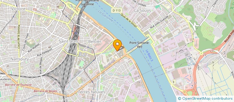 localisation de l'entreprise MADAME BRIGITTE OMONO KOJO  BORDEAUX