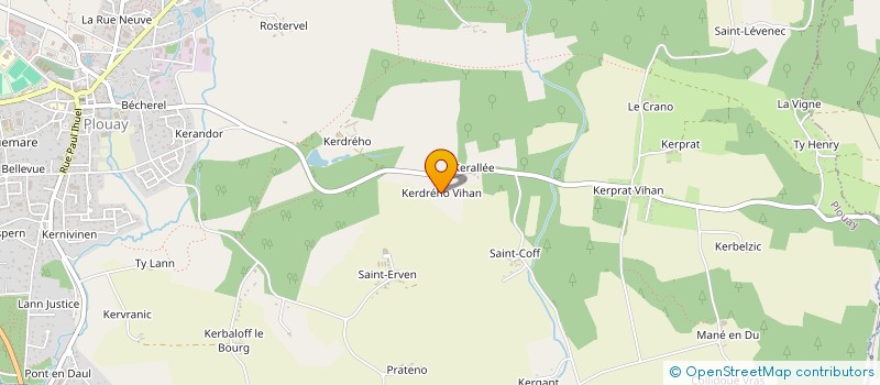 localisation de l'entreprise MADAME BRIGITTE OPDEBEECK  PLOUAY