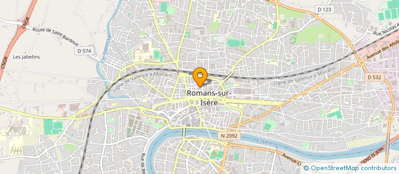 localisation de l'entreprise MADAME BRIGITTE OTTAVIOLI à ROMANS-SUR-ISERE