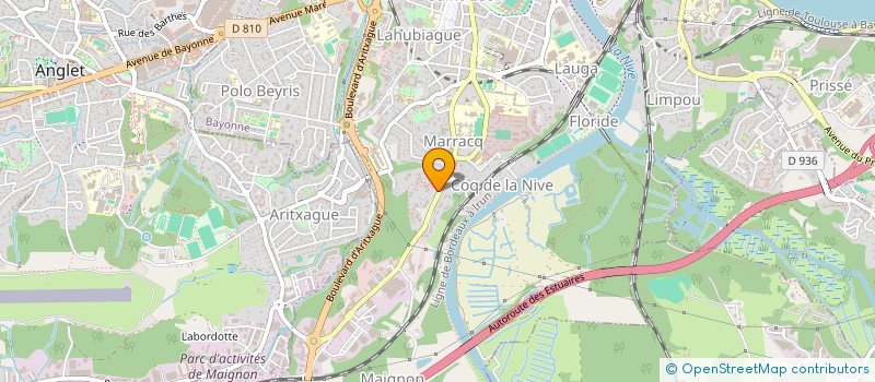 localisation de l'entreprise MADAME BRIGITTE OYHENART à BAYONNE