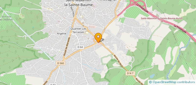 localisation de l'entreprise MADAME BRIGITTE PAGES à SAINT-MAXIMIN-LA-SAINTE-BAUME