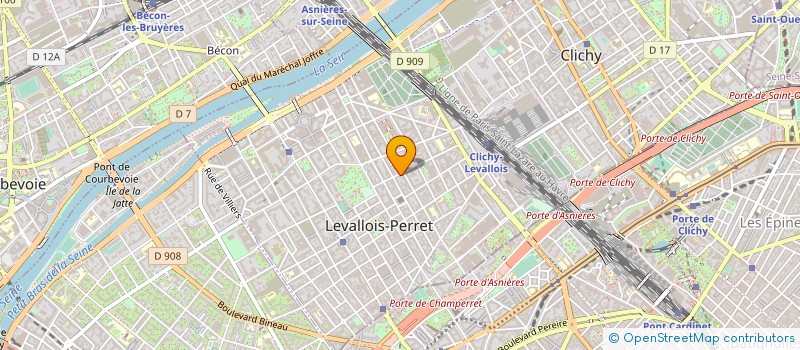 localisation de l'entreprise MADAME BRIGITTE PANELLI à LEVALLOIS-PERRET