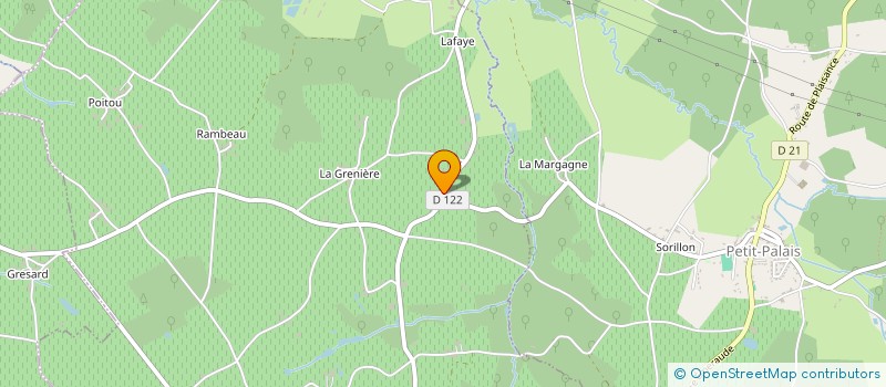localisation de l'entreprise MADAME BRIGITTE PAQUELET à LUSSAC