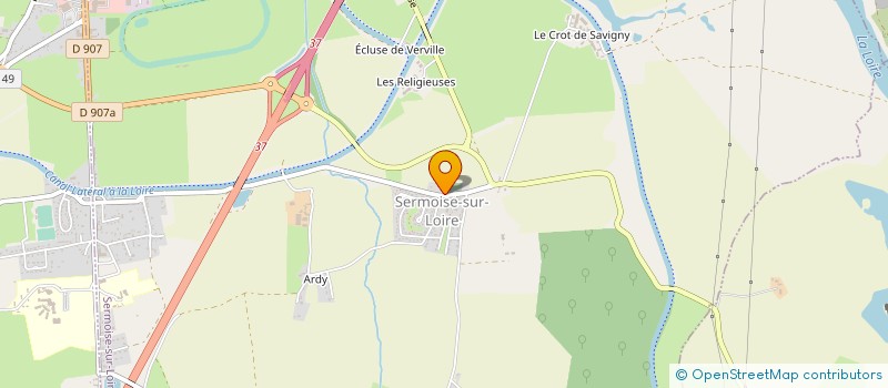 localisation de l'entreprise MADAME BRIGITTE PARIS à SERMOISE-SUR-LOIRE