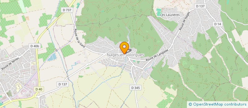 localisation de l'entreprise MADAME BRIGITTE PASCAL  NAGES-ET-SOLORGUES