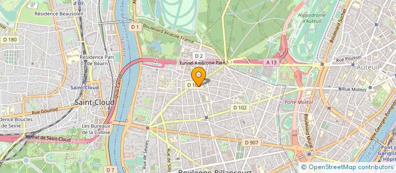 localisation de l'entreprise MADAME BRIGITTE PATE à BOULOGNE-BILLANCOURT