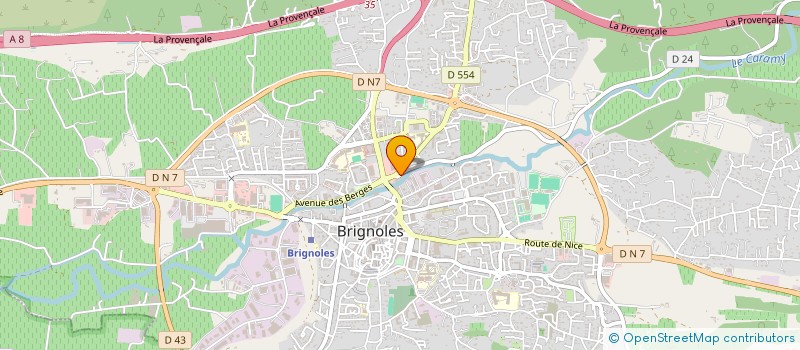 localisation de l'entreprise MADAME BRIGITTE PATOUILLAT à BRIGNOLES