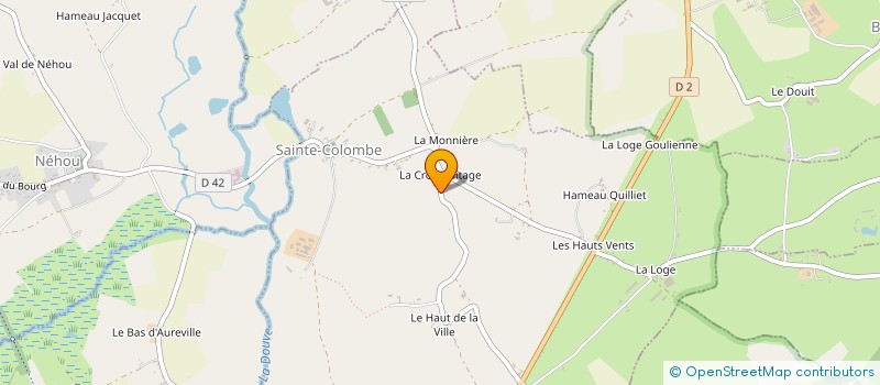 localisation de l'entreprise MADAME BRIGITTE PATRIX à SAINTE-COLOMBE