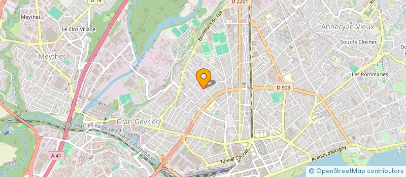 localisation de l'entreprise MADAME BRIGITTE PEIGNE à ANNECY